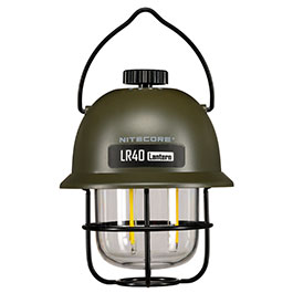 Nitecore LR40 wiederaufladbare Campinglaterne oliv Powerstation