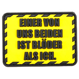 JTG 3D Rubber Patch mit Klettflche Einer von uns beiden... fullcolor