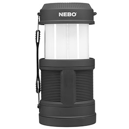 NEBO Laterne BigPoppy 300 Lumen aufladbar Campingleuchte Strahler  und Powerbank