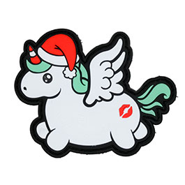 JTG CHRISTMAS UNICORN, MERRY KISSMYASS Patch