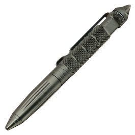 Tactical Pen grau mit Glasbreccher