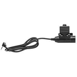 Nuprol U94 Headset PTT Push-To-Talk Einheit mit Motorola 1-Pin Stecker schwarz