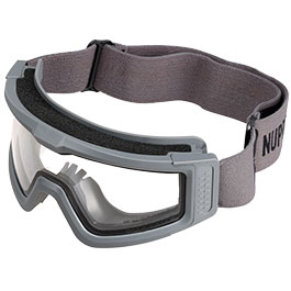 Nuprol Battle Visor Dual Lens Eye Protection Airsoft Helmbrille / Schutzbrille grau