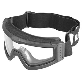 Nuprol Battle Visor Dual Lens Eye Protection Airsoft Helmbrille / Schutzbrille schwarz
