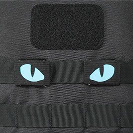 M-Tac Tiger Eyes Lasercut Molle Stripes black Blue-gid