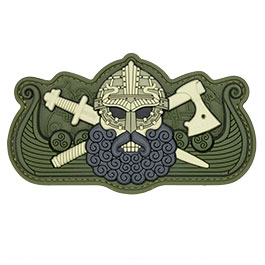 M-Tac 3D Viking's Drakkar Patch black oliv