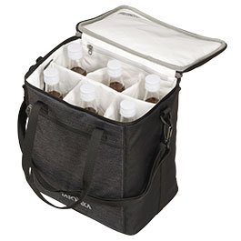 Kleinbild 6 Tatonka Cooler Bag SIX PACK off-black mit herausnehmbarer Einteilung