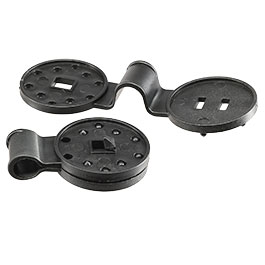 Kleinbild 2 FOSCO Befestigungs Clips 20 Stck rund  fr Planen, Sichtschutz, Tarnnetze usw