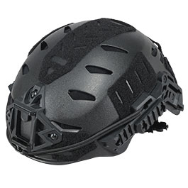 WoSport Airsoft Helm W-Style 3.0 Standard Version mit NVG Mount und seitlichen Rails verstellbar schwarz Bild 8