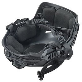 WoSport Airsoft Helm W-Style 3.0 Standard Version mit NVG Mount und seitlichen Rails verstellbar schwarz Bild 9