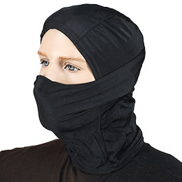 WoSport Tactical Sturmhaube / Balaclava mit Silikoneinsatz Generation 2 schwarz