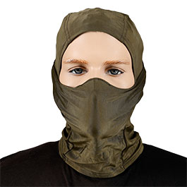 WoSport Tactical Sturmhaube / Balaclava mit Silikoneinsatz Generation 2 oliv Bild 2