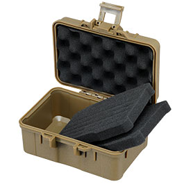 WoSport Universal Tactical Mini Hard Case Box 13,5 x 9 x 7 cm PnP-Schaumstoff tan Bild 3