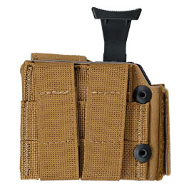 Kleinbild 1 WoSport Universal Safety-Lock Holster fr Pistolen Nylon-Fabric rechts coyote