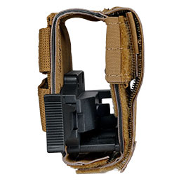 Kleinbild 2 WoSport Universal Safety-Lock Holster fr Pistolen Nylon-Fabric rechts coyote