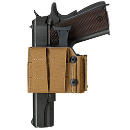 Kleinbild 4 WoSport Universal Safety-Lock Holster fr Pistolen Nylon-Fabric rechts coyote