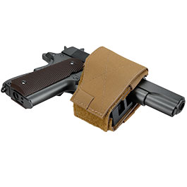 Kleinbild 6 WoSport Universal Safety-Lock Holster fr Pistolen Nylon-Fabric rechts coyote