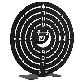 Kleinbild 1 WoSport Circular Training Target bungsziel 230 mm aus Edelstahl schwarz