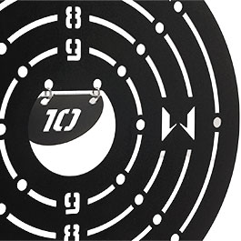 Kleinbild 4 WoSport Circular Training Target bungsziel 230 mm aus Edelstahl schwarz