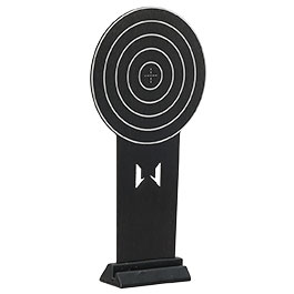 WoSport Shooting Training Target Übungszielfiguren aus Aluminium schwarz - 2 Stück Bild 5