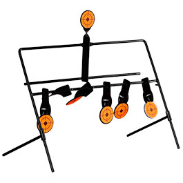 WoSport Wind-Bell Target mit 7 Zielen Metall Pendelspiel schwarz Bild 1 xxx: