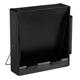 WoSport Kugelfangkasten 14 x 14 cm m. Standfuß für Luftpistolen und Luftgewehre schwarz Bild 1 xxx: