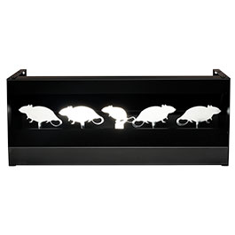 Kleinbild 2 WoSport 4+1 Pendelkasten Ratzenjagd aus Stahl fr Luftgewehre und Luftpistolen schwarz