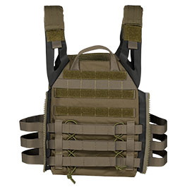 Kleinbild 2 WoSport JPC 2.0 Style Plate Carrier Molle-Plattentrger Weste verstellbar oliv