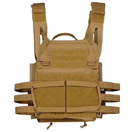 WoSport JPC 2.0 Style Plate Carrier Molle-Plattentrger Weste verstellbar coyote