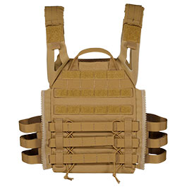 Kleinbild 2 WoSport JPC 2.0 Style Plate Carrier Molle-Plattentrger Weste verstellbar coyote