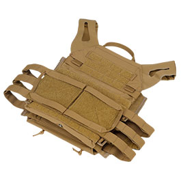 Kleinbild 3 WoSport JPC 2.0 Style Plate Carrier Molle-Plattentrger Weste verstellbar coyote