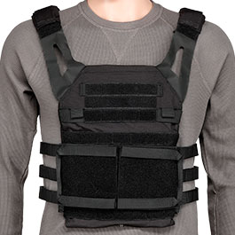Kleinbild 1 WoSport JPC 2.0 Style Plate Carrier Molle-Plattentrger Weste verstellbar schwarz