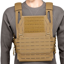 Kleinbild 1 WoSport K-Style Plate Carrier Molle-Plattentrger Weste verstellbar coyote