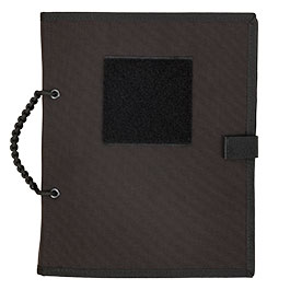 WoSport Patch Sammelbuch / Sammelmappe - The Book Of Patches mit 10 Flauschseiten schwarz