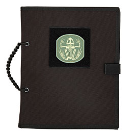 Kleinbild 2 WoSport Patch Sammelbuch / Sammelmappe - The Book Of Patches mit 10 Flauschseiten schwarz