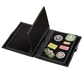 Kleinbild 3 WoSport Patch Sammelbuch / Sammelmappe - The Book Of Patches mit 10 Flauschseiten schwarz