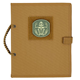 Kleinbild 2 WoSport Patch Sammelbuch / Sammelmappe - The Book Of Patches mit 10 Flauschseiten coyote