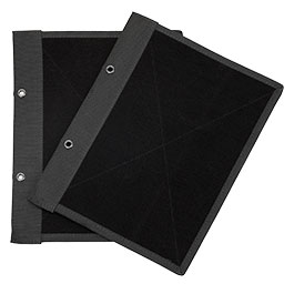 WoSport Erweiterungs-Set fr das Patch Sammelbuch - The Book Of Patches mit 4 Flauschseiten schwarz