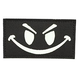Kleinbild 2 101INC lasercut Patch Evil Smiley, leuchtet im Dunkeln