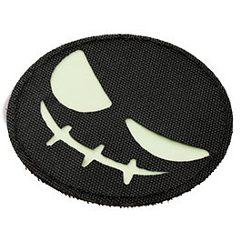101INC Lasercut Patch  Bser Smiley selbstleuchtend mit Klettverschluss