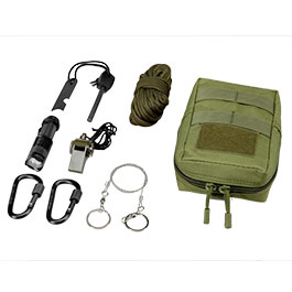 Defcon 5 Survival Kit Pouch 8tlg. Tasche oliv