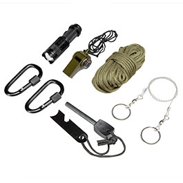 Kleinbild 1 Defcon 5 Survival Kit Pouch 8tlg. Tasche oliv