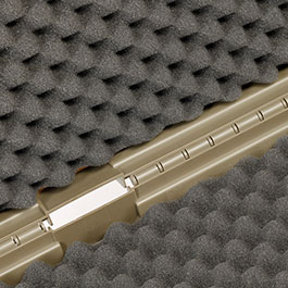 Kleinbild 6 ASG / Strike Systems Hard Case Waffenkoffer 100 x 35 x 10 cm Waben-Schaumstoff oliv