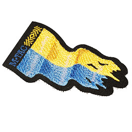 Kleinbild 2 JTG Ukrainischer Flaggen Patch gestickt