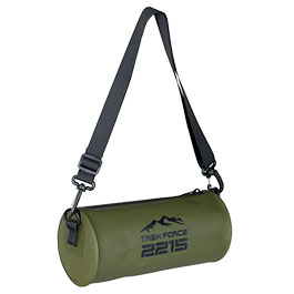 Produktbild zu Umh�ngetasche im Zylinderformat wasserabweisend oliv ...