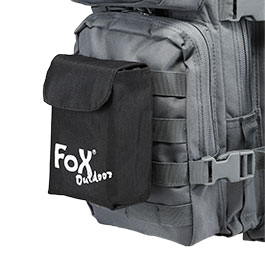Kleinbild 11 Fox Outdoor Thermositzkissen faltbar mit Molle-Tasche schwarz