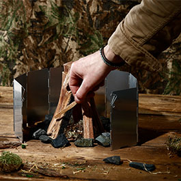 Kleinbild 5 Fox Outdoor Windschutz Alu faltbar klein