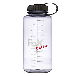 Produktbild zu Fox Outdoor Trinkflasche Weithals Tritan 1 l grau ...