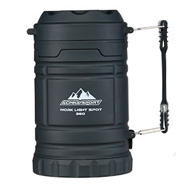 Kleinbild 5 Alpina Sport Work Light Spot 360 LED Universal Arbeits- und Campingleuchte 240 Lumen schwarz