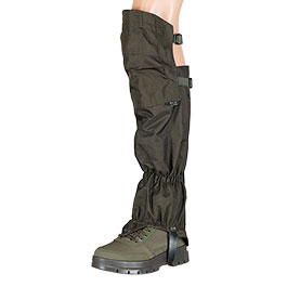 Kleinbild 5 MFH Gamaschen extralang Overknee mit Rei�verschluss oliv